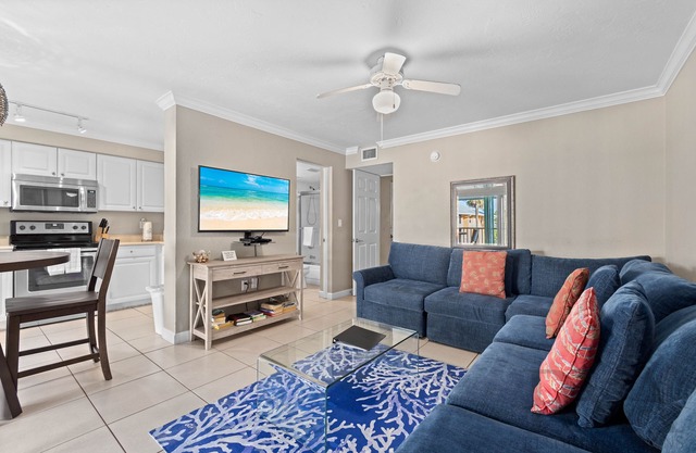 1 Bedroom on Gulf w Private Balcony & Kitchen Silver Sands #253 Resort by RVA