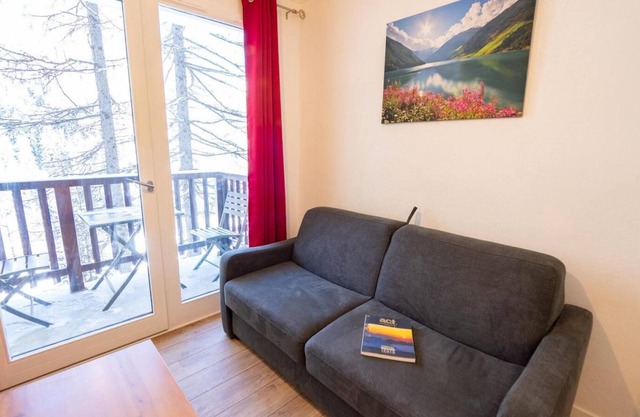 100m from ski lifts, 1st floor, balcony, tv, ski locker, 29m², Valfréjus