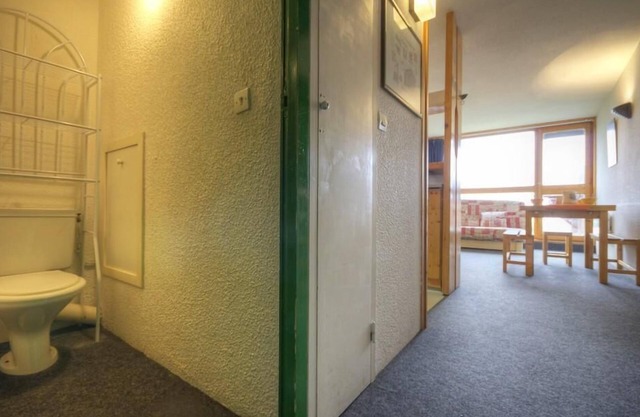 10m from ski slopes, 1st floor, balcony, tv, 33m², Les Arcs