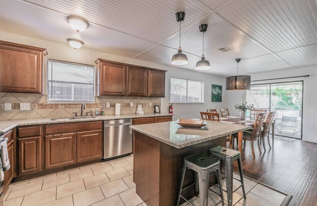 15-min Walk to Stadium w/Huge Yard + Firepit