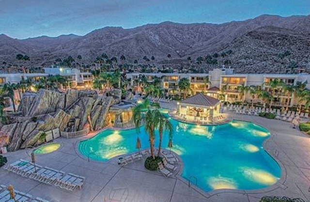 2 BDRM- PALM CANYON RESORT- ART MUSEUM 3 MILES~ HEATED POOLS, SLIDES, DINING