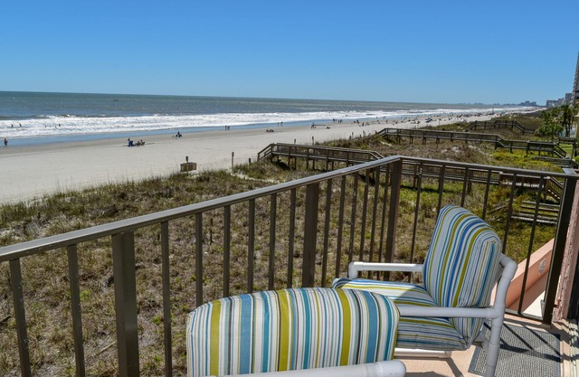 2 night minimum. Discounts all year. 1 bedroom oceanfront. Great location. Pool.
