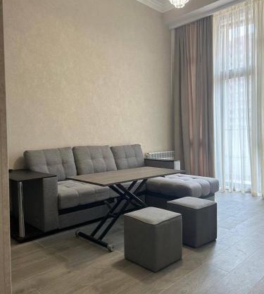 2 room apartment in Yerevan, Armenia, in a new building on Paruyr Sevak Street, 55 sq m high ceilings