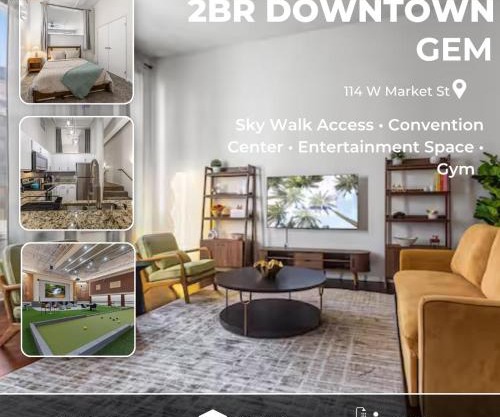 2BR Downtown Gem with Arcade games! - Sleeps 7 - Near Convention Center