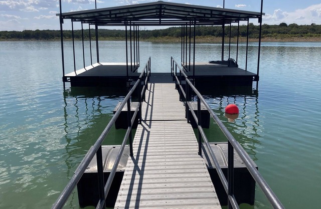 3 bedroom 2 bath lake home with covered dock