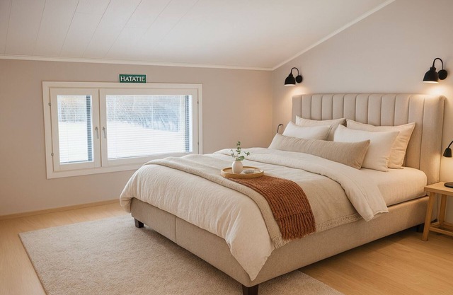 3-bedroom apartment in lovely Vuokatti at Nuasjärvi lake next to Katinkulta.