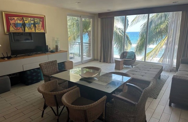 3 Bedroom Beach Front Apartment at Playa Escondida Beach Club