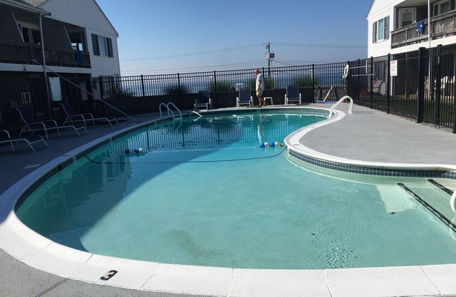 3 BR, 2 1/2 BA. Across from beach. Heated outdoor pool (pool closes Labor Day)