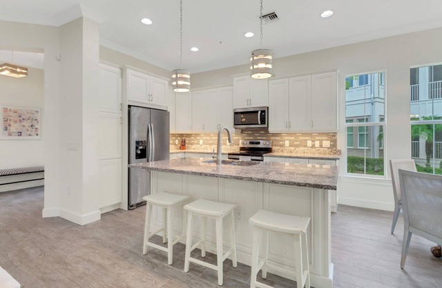 30-day minimum lease | Isles of Collier | 3 bedrooms | 3 bathrooms | a den/office | sunroom | 2-car garage.