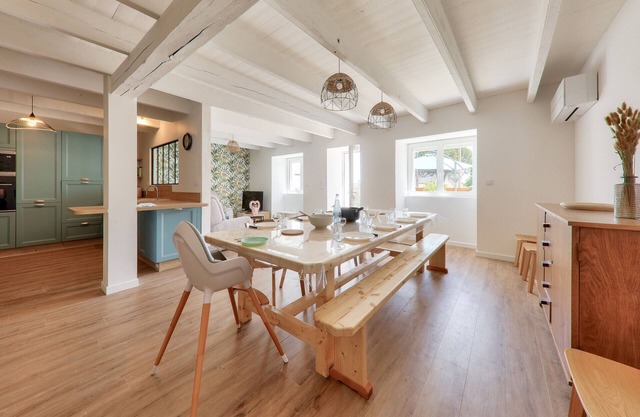 350m from Kerfontaine beach - sleeps 14