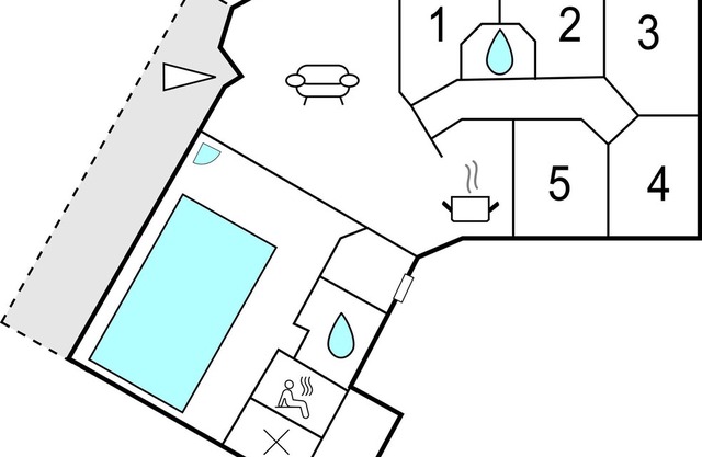 5 bedroom accommodation in Auklandshamn