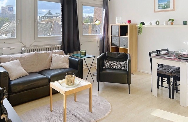 5 minutes from Lille ! Bright apartment for 4 people