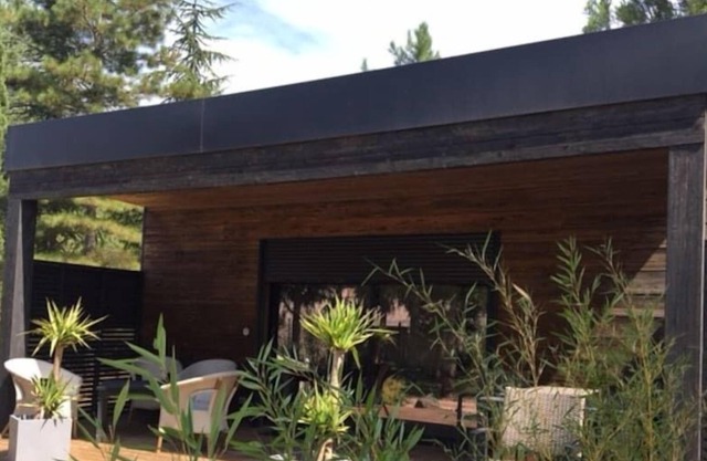 5 Nice spacious chalet 2/3 p quiet - air conditioning swimming pool