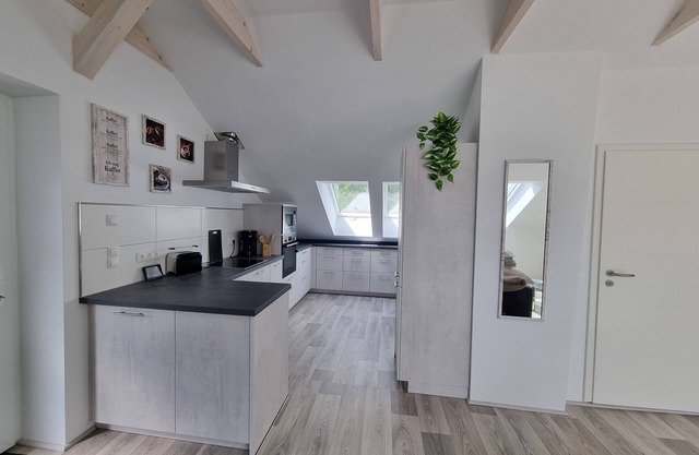 90 sqm apartment for 2 guests in the newly developed attic with separate entrance