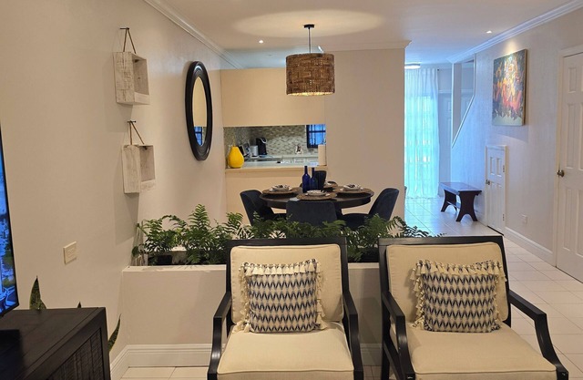 A Hidden Sanctuary @ La Blanc. A 2-bedroom townhome in Nassau with WiFi and AC