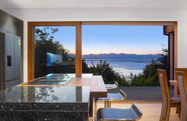 A modern home with sea views, just a short drive to Nelson city