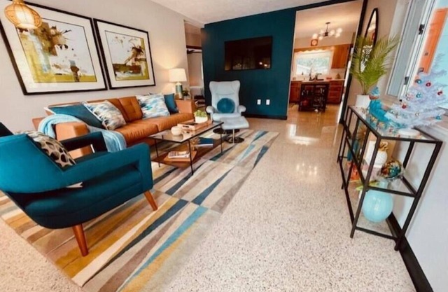 A New Port Richey Mid Century Modern Restored Treasure-Old Florida-This is it!