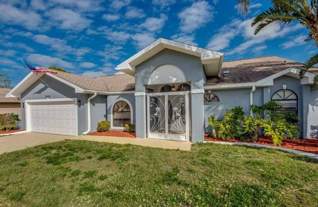 A spacious 3-bedroom retreat in sunny Cape Coral.