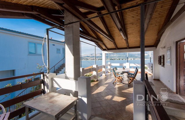 A2 - large apt next to beach w terrace & sea view