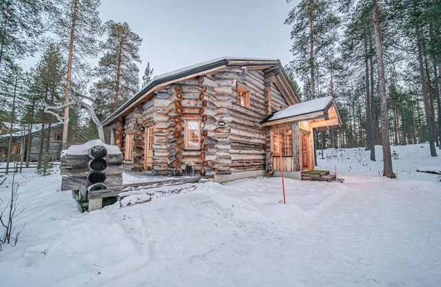 Aavalevi Riekkopolku Log Villa