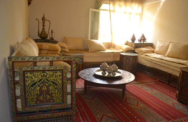Accommodation decorated with Moroccan craftsmanship