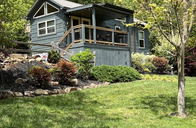 Adorable Cabin with big mountain views 12 Minutes to DT Asheville