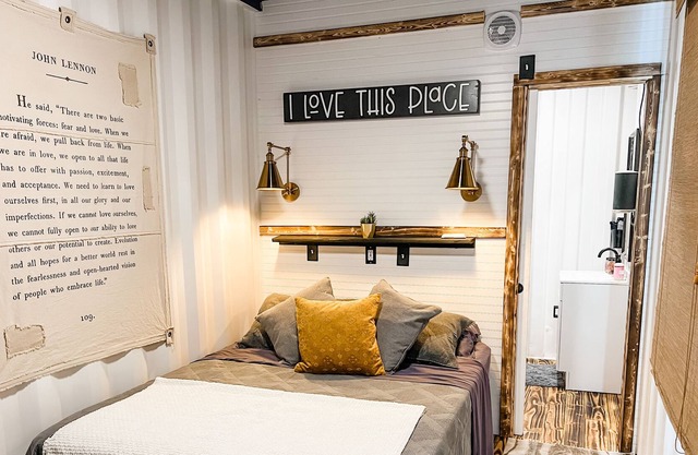 Adorable container villa suite at Retreat Ranch