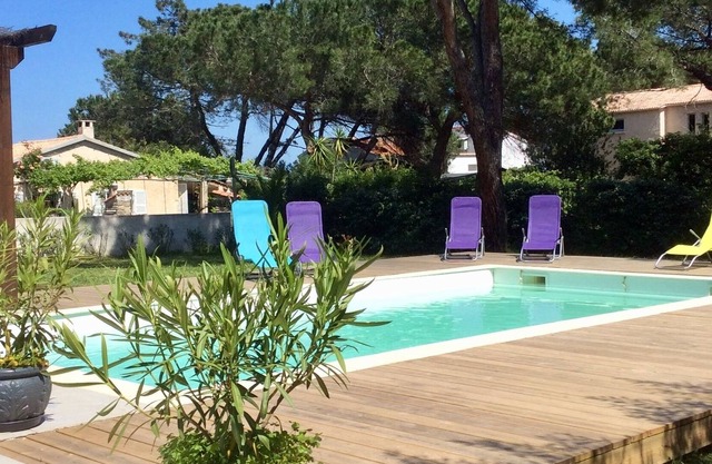 Air-conditioned seaside villa with private pool and terrace