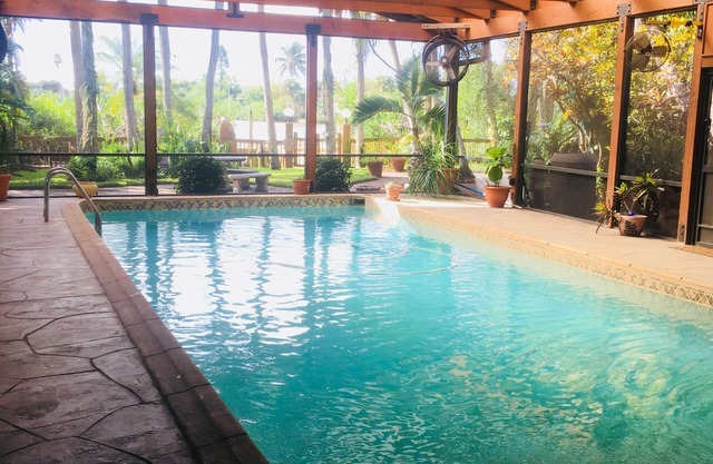 amazing 3/2 home on the river with pool and walking distance to beach