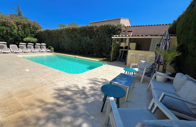 Antibes - Villa 8 Personnes - Piscine - Parking