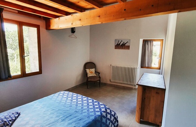 Apartment in village house sleeps 7, garden and pool.
