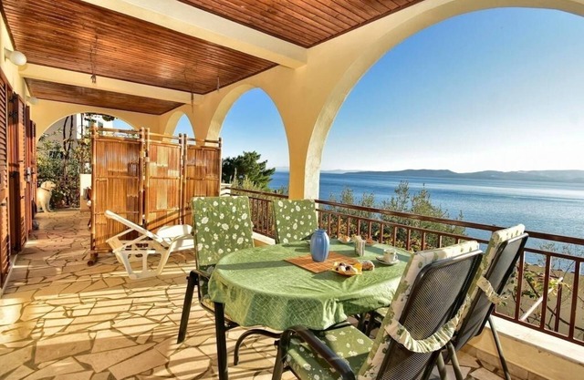 Apartment in Pisak with Seaview, Terrace, Air condition, WIFI (77-2)
