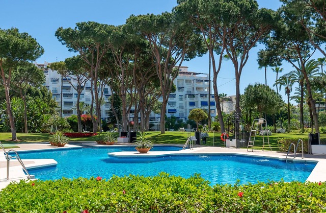 Apartment 'Puerto Banus3 Sandy Beachside' with Shared Pool and Air Conditioning