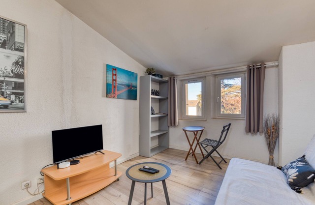 Apartment 'Sous Les Toits' with Wi-Fi and Air Conditioning