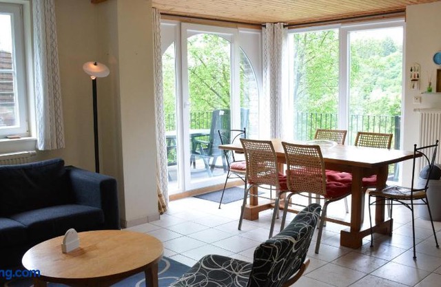Apartment with private garden in the heights of Bouillon