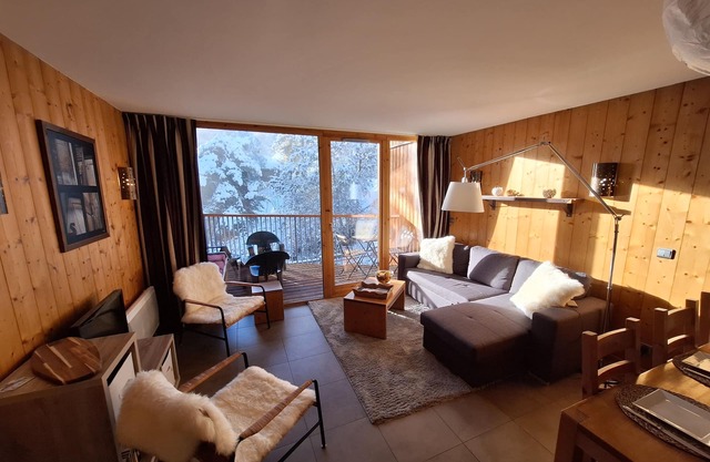 Appart Duplex/La Plagne, Montchavin/3 Chambres, 8 Pers/Pied des Pistes