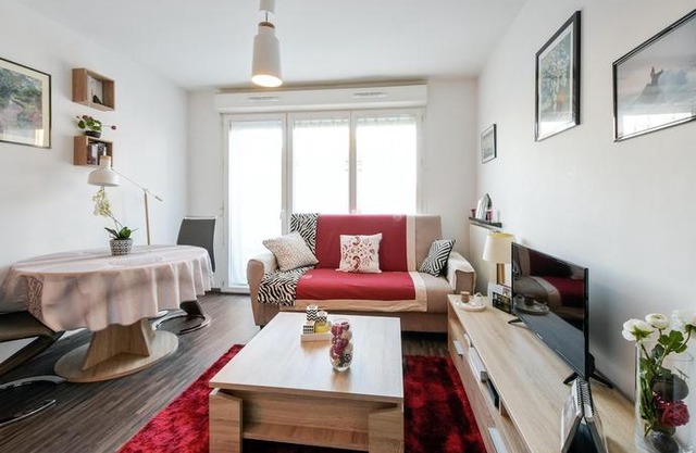 Appartement d'une chambre a Rouen avec magnifique vue sur la ville balcon amenage et WiFi a 65 km de la plage