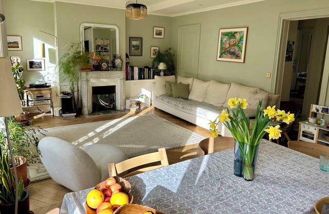 Appartement Familial 4 Chambres au Calme Avec Jardin Près des Buttes Chaumont