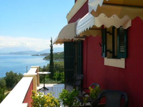 Apraos Bay Hotel In Kalamaki Beach, a nice view over the whole Apraos Bay