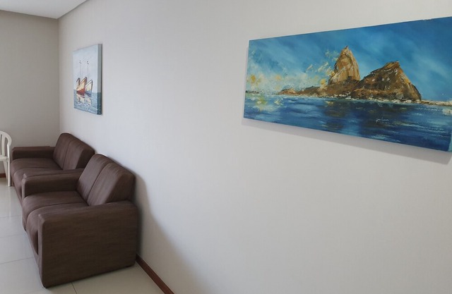 Apt Beira Mar. Luxury, C / 3 qtos C / 1suites, C / 2gar. Full view