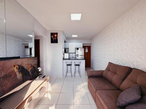 Apto 2Q com Vista Incrível - Piscina e academia! Santorini 2901