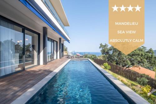 Architect-Designed House Heated Pool and Sea View