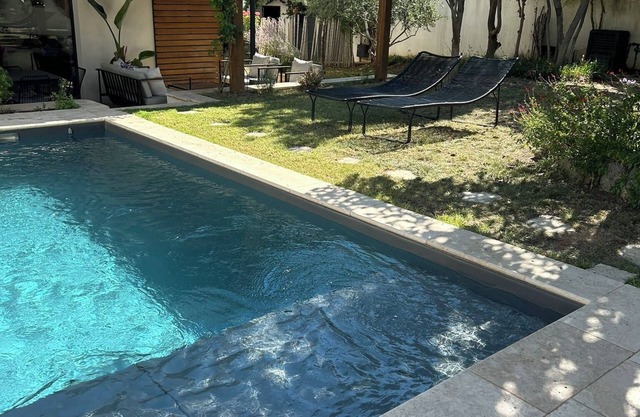 Architect-designed house with swimming pool in Marseillan-Ville