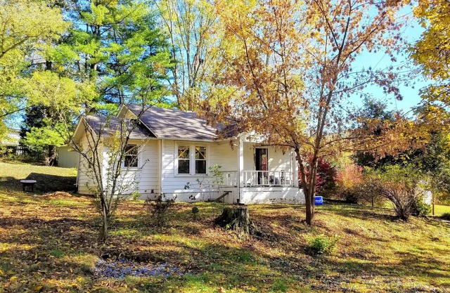 Asheville Cottage with Hot Tub - renovated, quiet, huge yard, mins to Asheville.