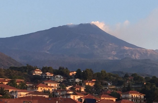 At the foot of the volcano