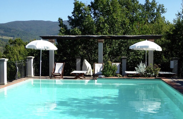 Attractive apartment in farmhouse with pool in beautiful surroundings