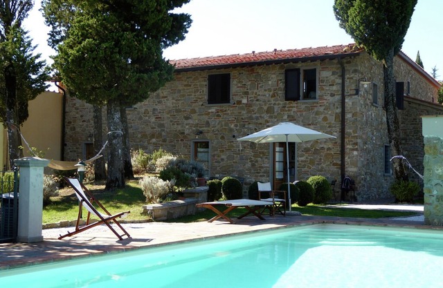 Attractive apartment in farmhouse with pool in beautiful surroundings
