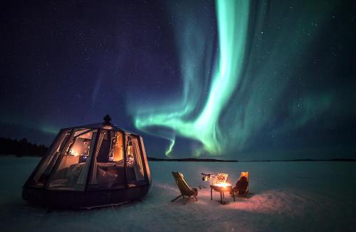 Aurora Hut Igloo by Invisible Forest Lodge & Spa