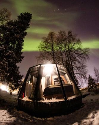 AuroraHut at Sauna Retreat