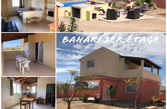 Bahari 1st floor mountain, sea and riviera view (3 p)